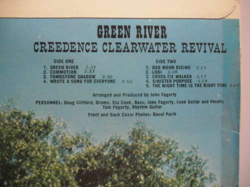 RARE!!! CREEDENCE CLEARWATER REVIVAL - GREEN RIVER VINYL, LP, RECORD